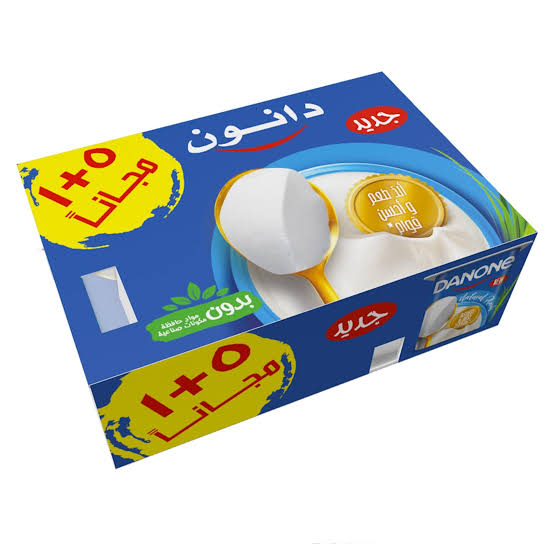 زبادى دانون عرض 6*85جرام